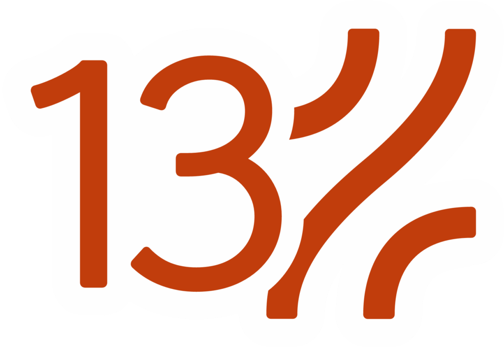 Logo 13%